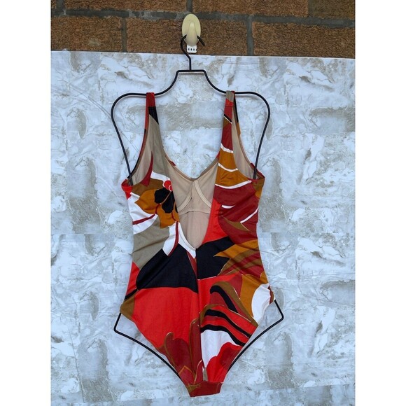 Anna club by La Perla abstract swimsuit size 48/12 - Picture 5 of 7